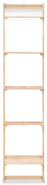 Žebříkový nástěnný regál cedrové dřevo 41,5 x 30 x 176 cm 246438