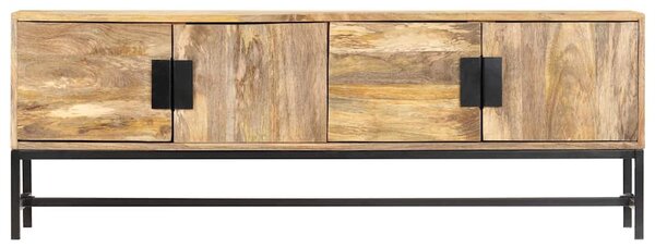 TV stolek 140 x 30 x 50 cm masivní mangovníkové dřevo 285863