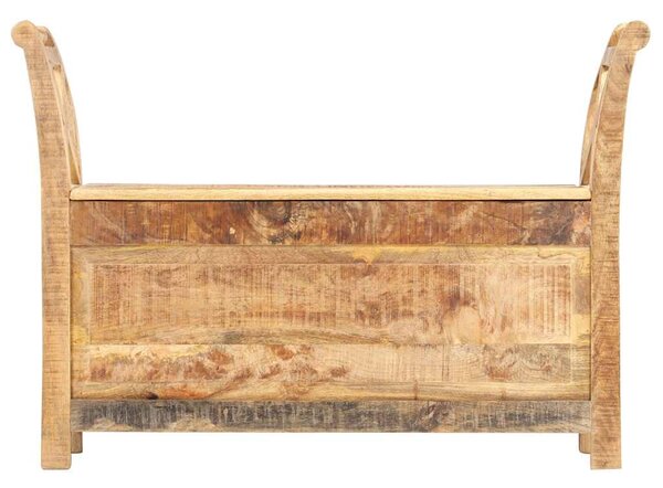 Lavice do předsíně 103 x 33 x 72 cm masivní mangovníkové dřevo 285904