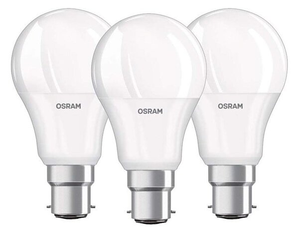 SADA 3x LED Žárovka B22d/8,5W/230V 4000K - Osram