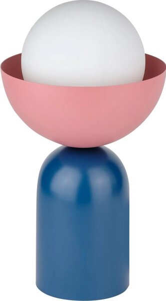 Osram - Stolní lampa DECOR BOWL 1xE14/25W/230V modrá/růžová