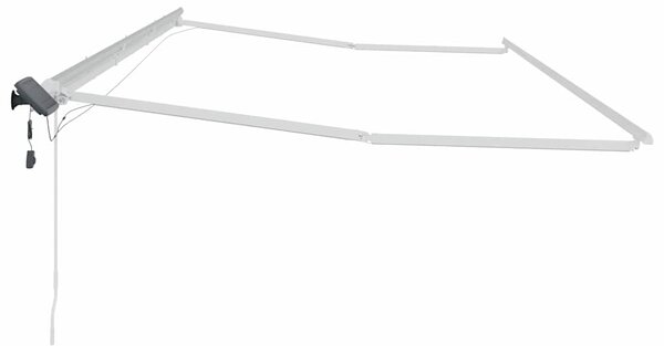 Rám markýzy Bílá 600 × 300 cm Hliník 313204