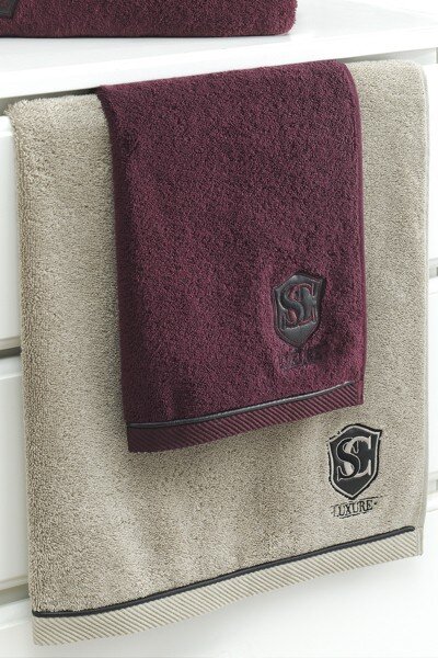 Ručník LUXURY 50x100 cm - Bordo, Soft Cotton