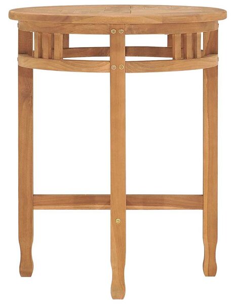 Bistro stolek Ø 60 x 75,5 cm masivní teakové dřevo 315463