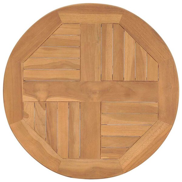 Bistro stolek Ø 60 x 75,5 cm masivní teakové dřevo 315463
