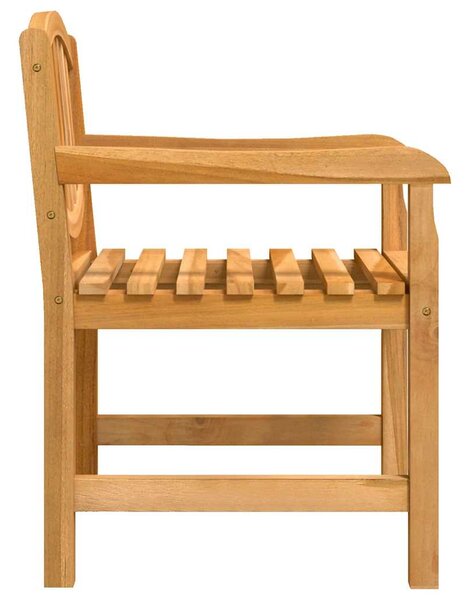 Zahradní židle 4 ks 58 x 59 x 88 cm masivní teakové dřevo 3157904