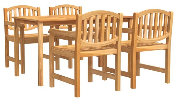5dílný zahradní jídelní set masivní teakové dřevo 3157927