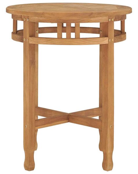 Bistro stolek Ø 60 x 75,5 cm masivní teakové dřevo 315463