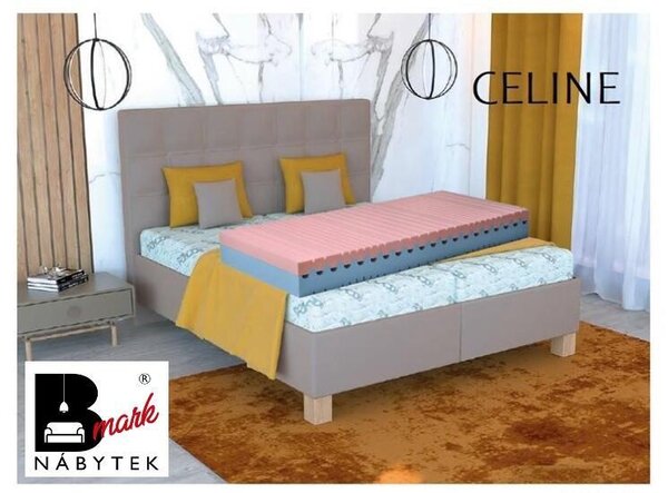 Postel čalouněná CELINE 160, 180 | Pohoda - matrace ROYAL MAX
