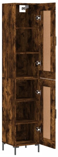 Skříň highboard kouřový dub 34,5 x 34 x 180 cm kompozitní dřevo 3200454