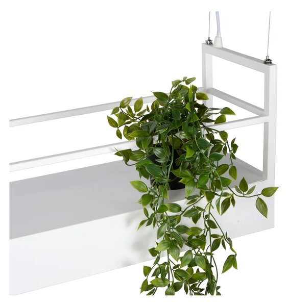 Lucide Závěsné svítidlo na květiny MIRAVELLE, d. 110cm, š. 22 cm , v. max. 160 cm, 6xGU10 Barva: Bílá