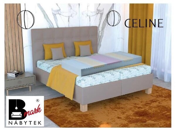Postel čalouněná CELINE 160, 180 | Pohoda - matrace MONA VISCO