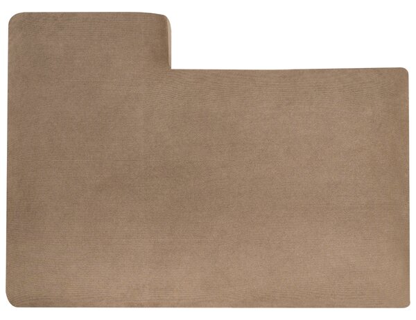 Rohová pohovka 3místná LOFOTEN Tkanina Hnědá Pravá