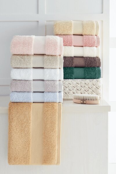 Sada modalový ručník a osuška DELUXE, 2 ks - Růžová, Soft Cotton