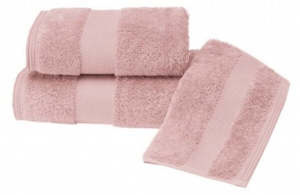 Sada modalový ručník a osuška DELUXE, 2 ks - Růžová, Soft Cotton