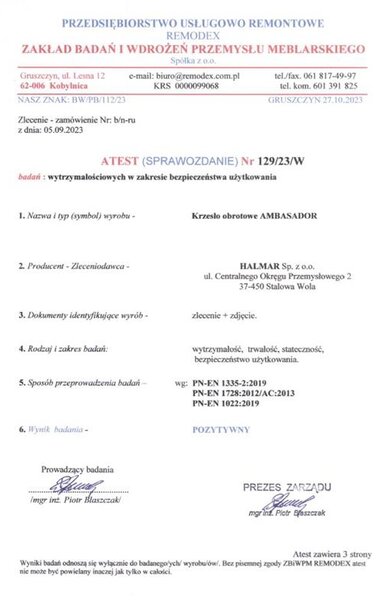 Kancelářská židle Adolfo