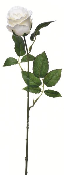 Umělá květina Růže 70 cm, krémová SUN411