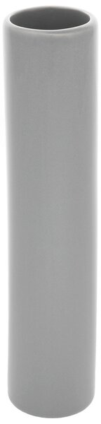 Keramická váza Tube, 5 x 24 x 5 cm, šedá