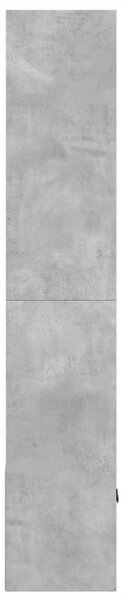 Knihovna betonově šedá 70 x 36 x 189 cm kompozitní dřevo 3295320