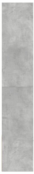 Knihovna betonově šedá 100 x 36 x 189 cm kompozitní dřevo 3295327