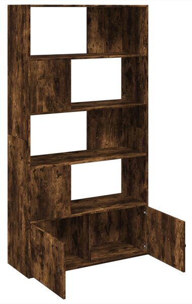 Knihovna kouřový dub 100 x 36 x 189 cm kompozitní dřevo 3295328