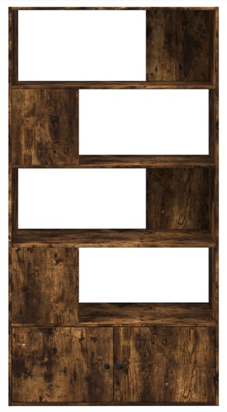 Knihovna kouřový dub 100 x 36 x 189 cm kompozitní dřevo 3295328