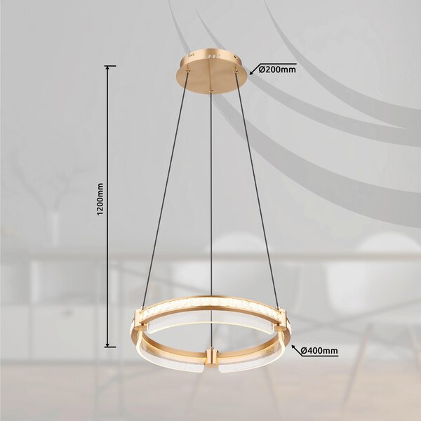 ZÁVĚSNÉ LED SVÍTIDLO, 40/120 cm Globo - Online Only svítidla, Online Only