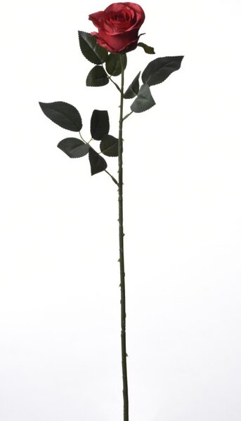 Umělá květina Růže 70 cm, více barev Barva: Bílo-zelená ART004