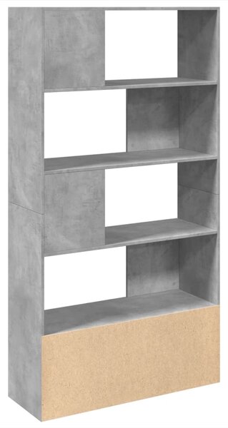 Knihovna betonově šedá 100 x 36 x 189 cm kompozitní dřevo 3295327