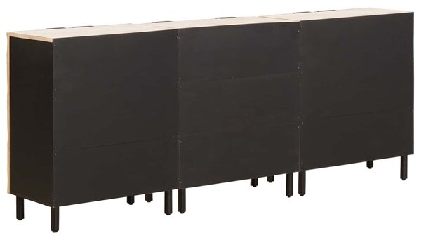 Servírovací skříň 3 ks 60 x 33 x 75 cm Masivní mangové dřevo 3310029