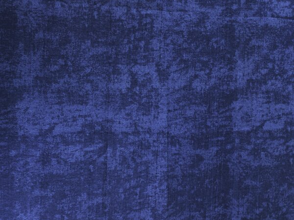 Ervi bavlna š.240 cm jednobarevná tmavě modrá žihaná, metráž -