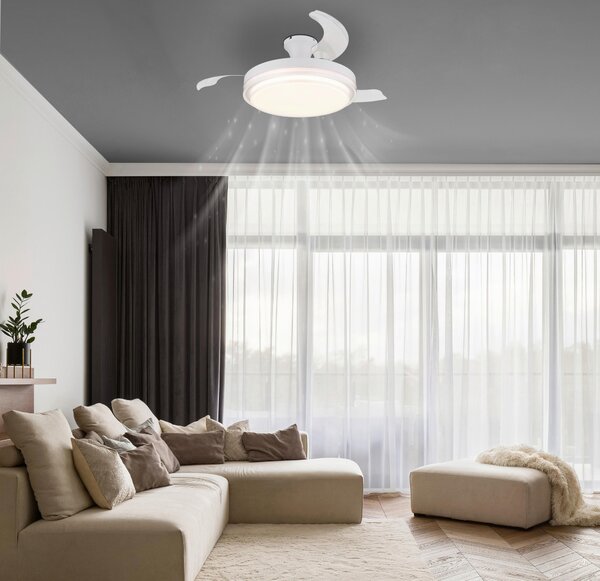 STROPNÍ VENTILÁTOR, 106,6/27,5 cm Globo - Online Only svítidla, Online Only