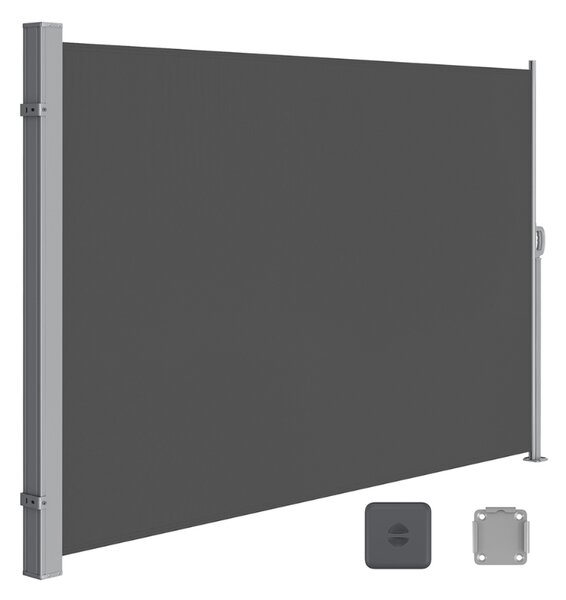 Boční markýza HORIZON na terasu, 160x300cm, šedá SongmicsHome