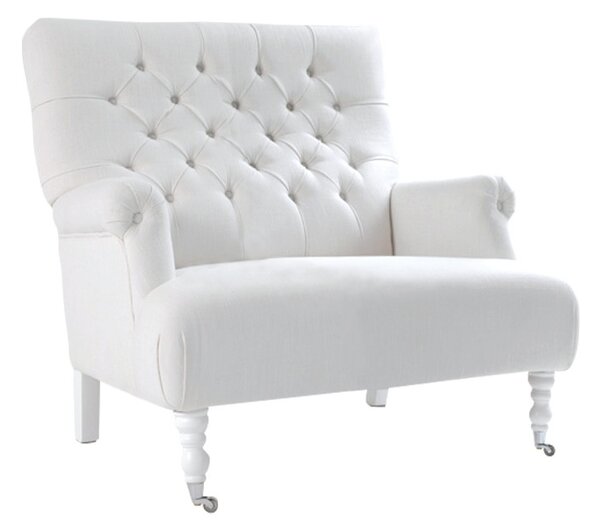 Solenzara Čalouněná pohovka Maya Love Seat - NC-7242 Látkové čelounění: TC-186, Povrchová úprava nohou: Whitewash M Beech P132A