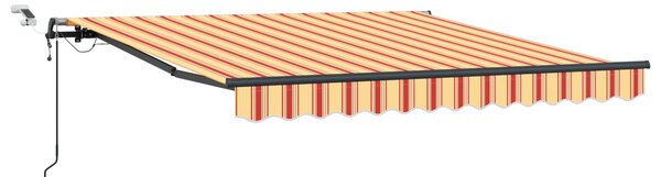 Stahovací markýza Žlutá a oranžová 300 x 250 cm Polyester 3329968