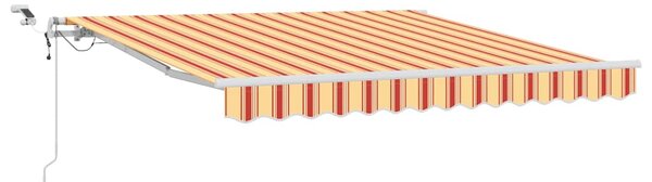 Stahovací markýza Žlutá a oranžová 300 x 250 cm Polyester 3329964
