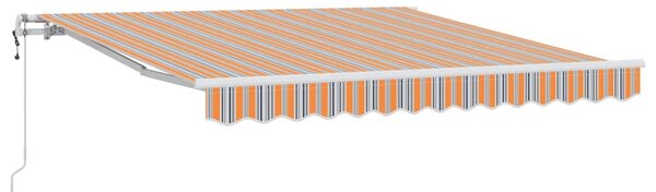 Stahovací markýza Vícebarevný 300 x 250 cm Látka a hliník 3329999