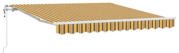 Stahovací markýza Vícebarevný 300 x 250 cm Látka a hliník 3330017