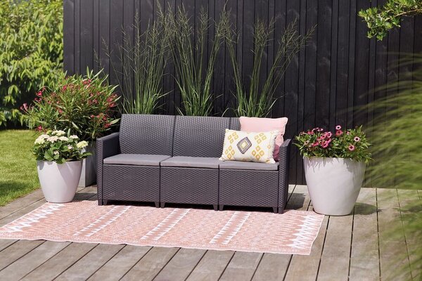 KETER MARIE 3 SEATERS SOFA - grafit
