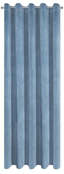 ZATEMŇOVACÍ ZÁVĚS NA KROUŽCÍCH VILLA 140X250 CM MODRÁ