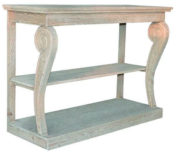 Stolek konzole D820 Patina povrchu: Bez patiny, Barva povrchu nábytku: Blanc