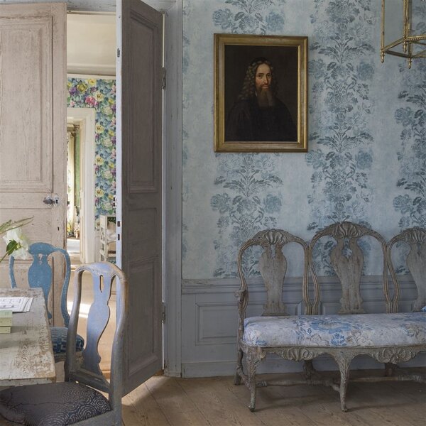 Designers Guild - Damasco Odstín tapety: Slate