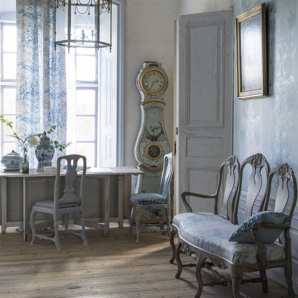 Designers Guild - Damasco Odstín tapety: Slate