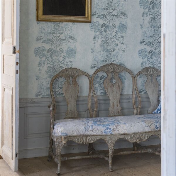 Designers Guild - Damasco Odstín tapety: Slate