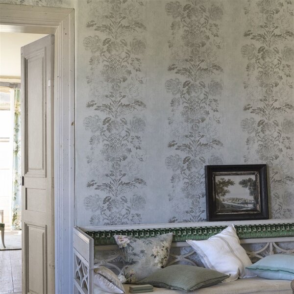 Designers Guild - Damasco Odstín tapety: Slate