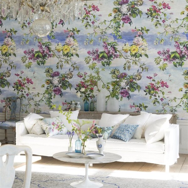 Designers Guild - Caprifoglio Odstín tapety: Sky