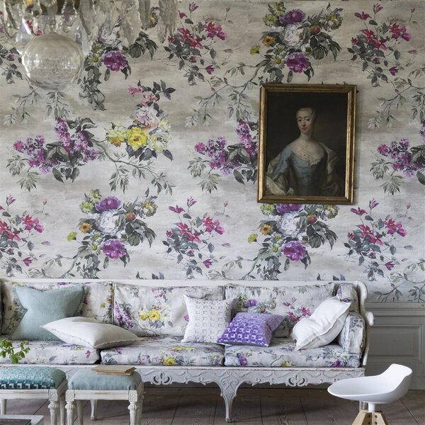 Designers Guild - Caprifoglio Odstín tapety: Sky