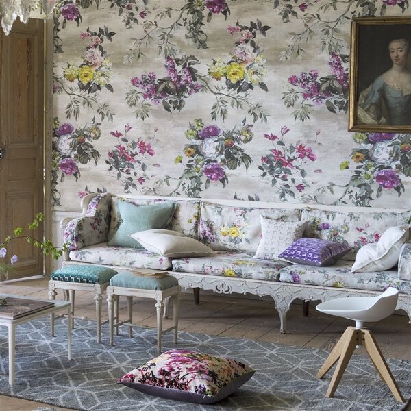 Designers Guild - Caprifoglio Odstín tapety: Sky