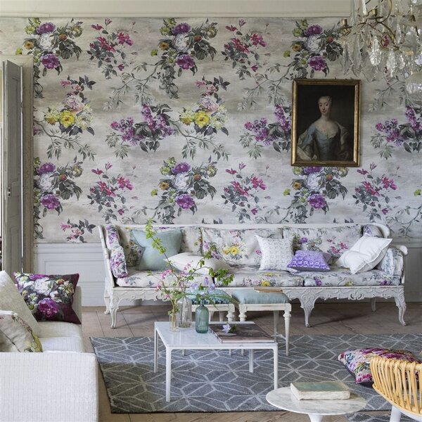 Designers Guild - Caprifoglio Odstín tapety: Sky