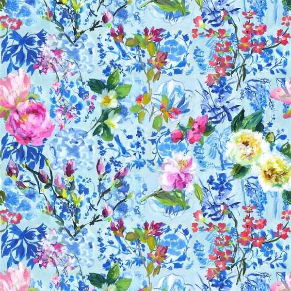 Designers Guild - Majolica Odstín tapety: Cornflower